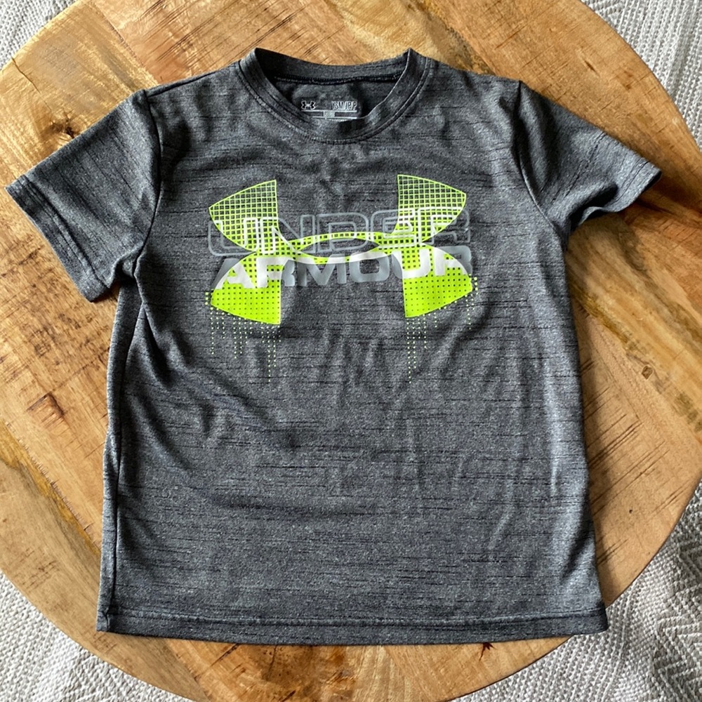 Under Armour youth small gray and yellow